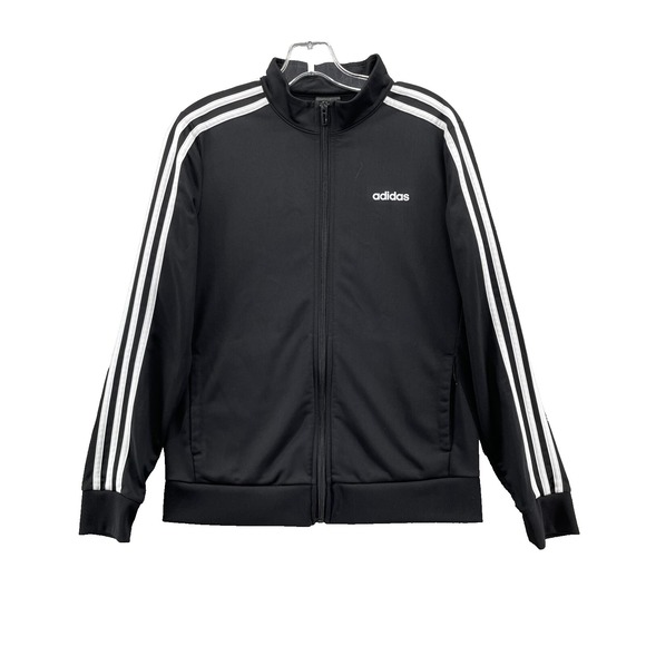 Adidas Track Jacket Men's Medium Black‎ Streetwear Sportswear Running Athleisure - Picture 1 of 12